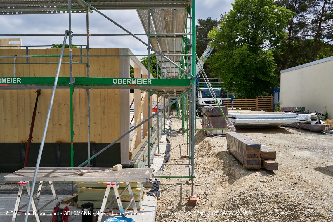06.06.2023 - Neue Wände für das Haus für Kinder in Neuperlach in München